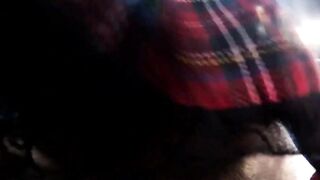 GIVING HIM THE PERFECT RIDE IN MY SCHOOL UNIFORM & CREAMPIE